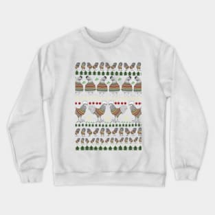 Christmas Chicken Knit Crewneck Sweatshirt